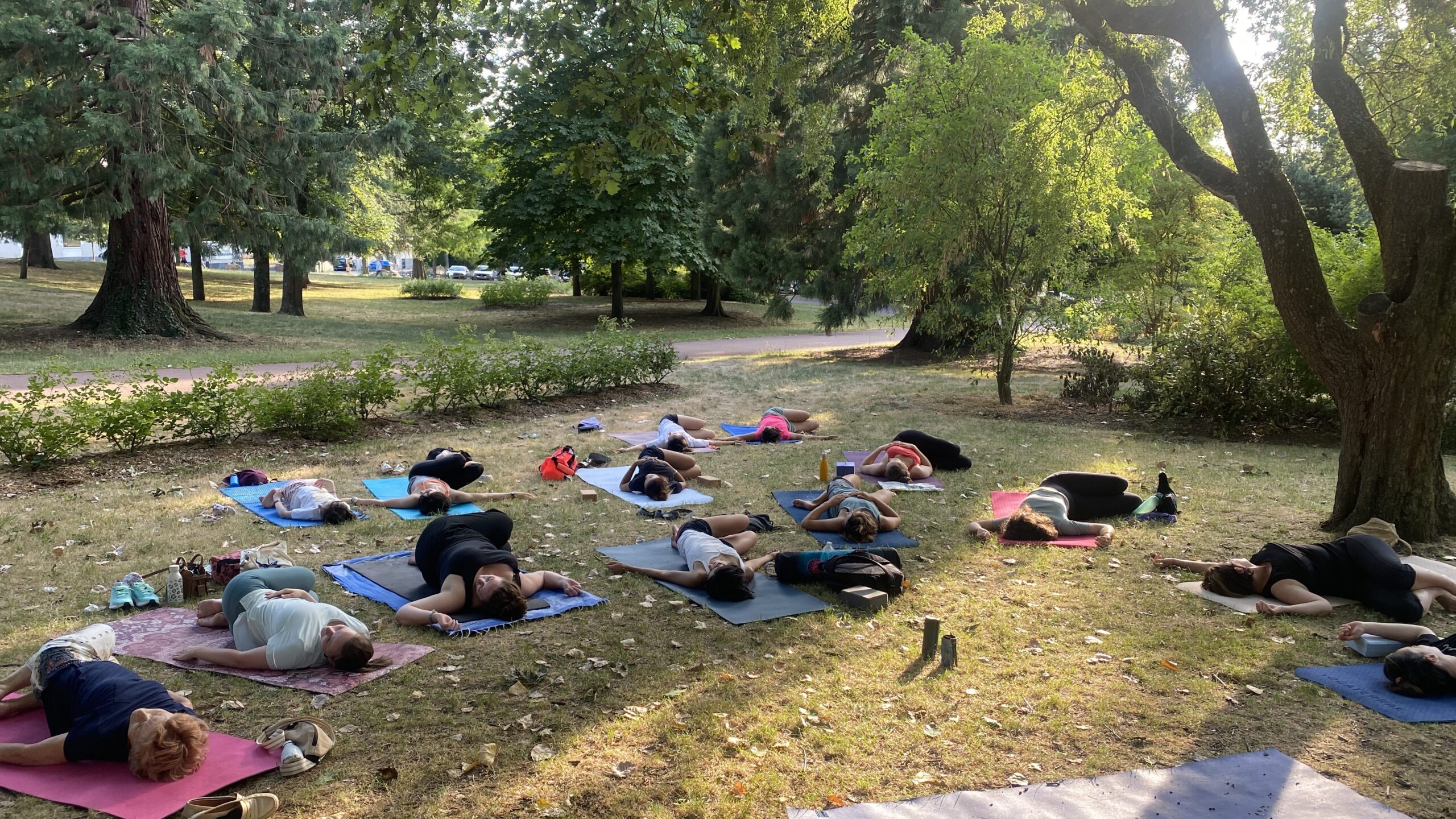 yoga au parc