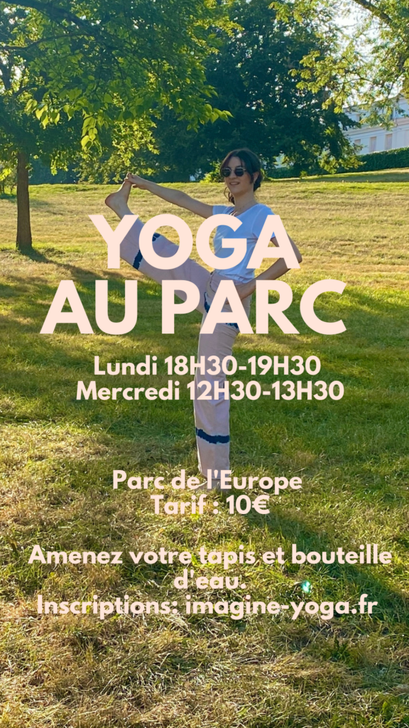 cours de yoga au parc