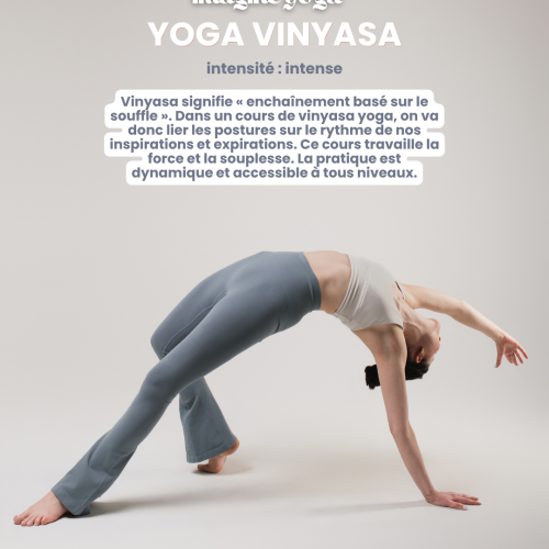 cours de yoga vinyasa saint Etienne